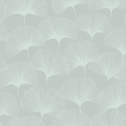 Origin Wallcoverings behangpapier ginkgo bladeren celadon groen - 0,53 x 10,05 m 8