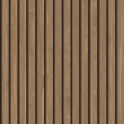 ESTAhome papier peint tasseaux de bois marron clair - 0.53 x 10.05 m - 139608 9