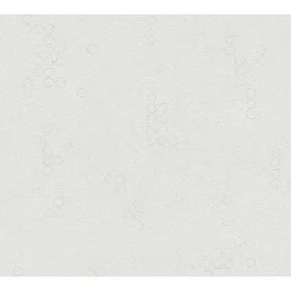 A.S. Création behang stip grijs - 53 cm x 10,05 m - AS-377634