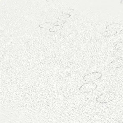A.S. Création behang stip wit en grijs - 53 cm x 10,05 m - AS-377631 2