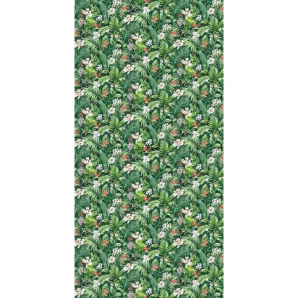 ESTAhome XXL behangpapier tropische bladeren en bloemen emerald groen - 50 x 900 cm 6