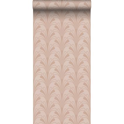 Origin Wallcoverings behang art deco motief terracotta roze - 50 x 900 cm - 347968