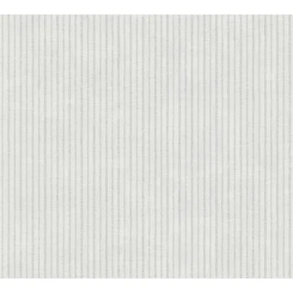 Livingwalls behang strepen crème en grijs - 53 cm x 10,05 m - AS-390763 3