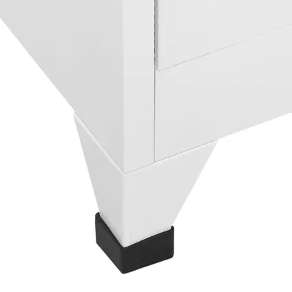 vidaXL Armoire à casier avec 9 compartiments Acier 90x45x180 cm 6