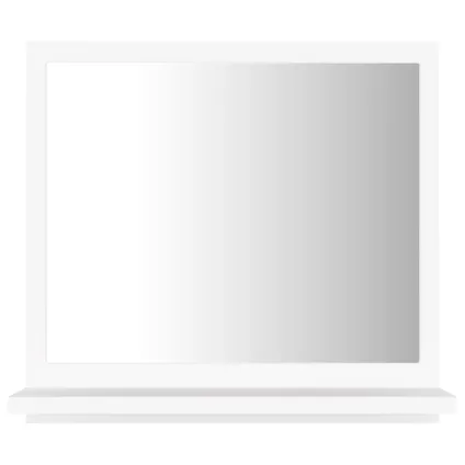 vidaXL Miroir de salle de bain Blanc 40x10,5x37 cm Aggloméré 4