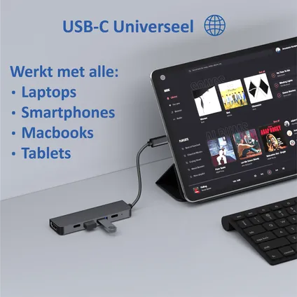Hub USB C Rolio - HDMI 4K - USB 3.0 - USB-C - Qualité Premium - Universel 7