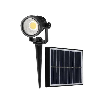 Lampe solaire noire V-TAC VT-952 - IP65 - 2W - 40 Lumens - 3000K 4