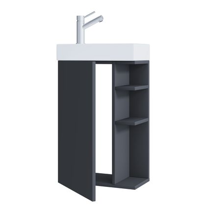VCM - Badkamermeubelsets Wastafels voor gasten- 2-delige wastafel wastafel badkamer Lumia