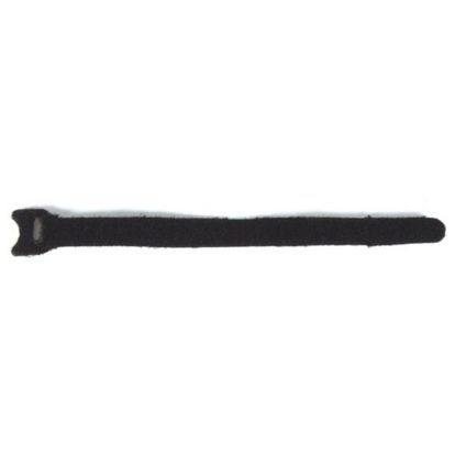 Perel Attaches-câbles en velcro 12,5 x 205 mm, noir