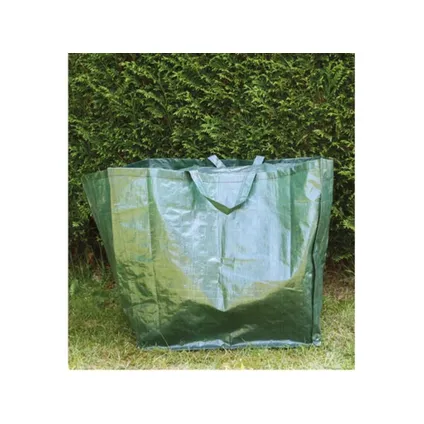 Toolland Sac à déchets de jardin, forme carrée, polyester, Vert 2
