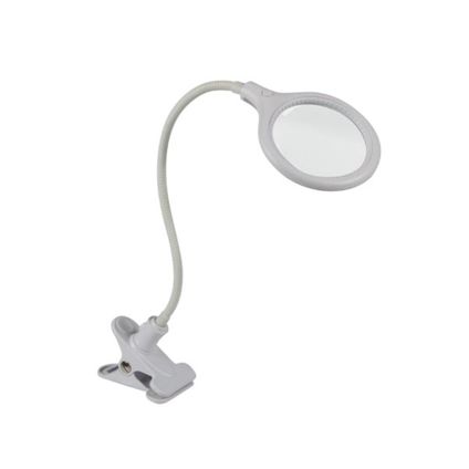 Velleman Lampe loupe LED avec pince, col-de-cygne, interrupteur marche/arrêt, ABS