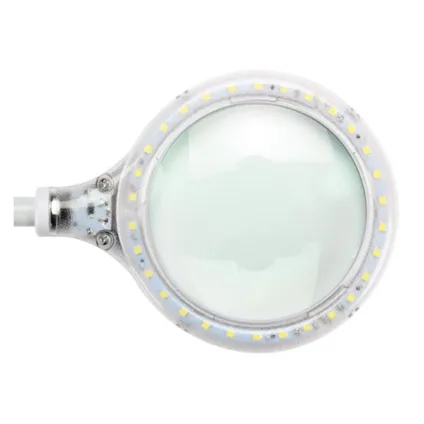 Velleman Lampe loupe LED avec pince, col-de-cygne, interrupteur marche/arrêt, ABS 3