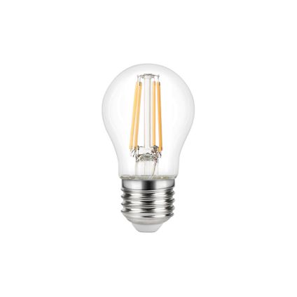 Kogellamp - E27 - 4.5W - Extra Warm Wit - 2700K - Dimbaar - Filament - Helder