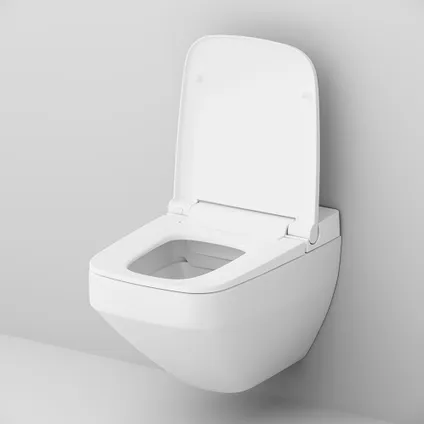 WC suspendu FlashClean sans rebord avec siège électronique TouchReel, siège chauffant et éclairage 4