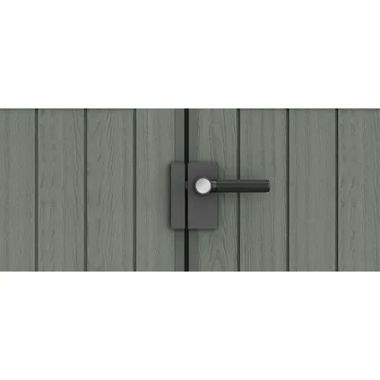 Keter Darwin 64 Tuinhuis - dubbele deuren + ramen - 190x122x221 - Groen 4