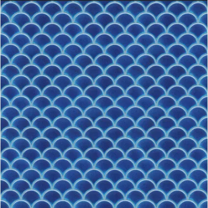 Feuille de mosaïque sur filet Ilcom Blue Sky 28.5 x 29.0 cm - en céramique pour salle de bain ou cuisine 8