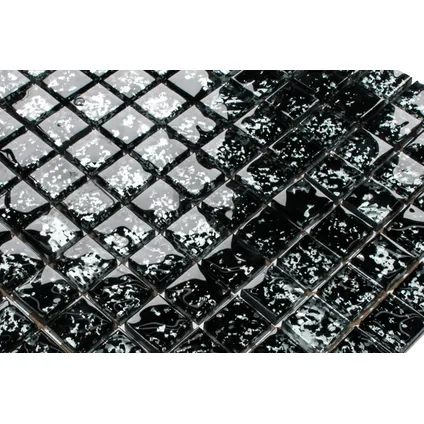 Feuille de mosaïque sur filet Ilcom Salvador Dalì 30 x 30cm - en verre trempé pour salle de bain ou cuisine 5