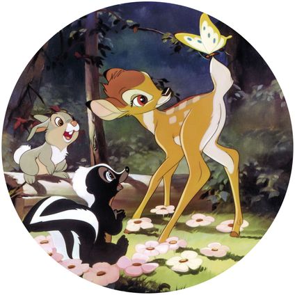 Sanders & Sanders zelfklevende behangcirkel Bambi multicolor - Ø 128 cm - 612730