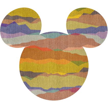 Sanders & Sanders muursticker Mickey Mouse multicolor - 127 x 127 cm - 612715
