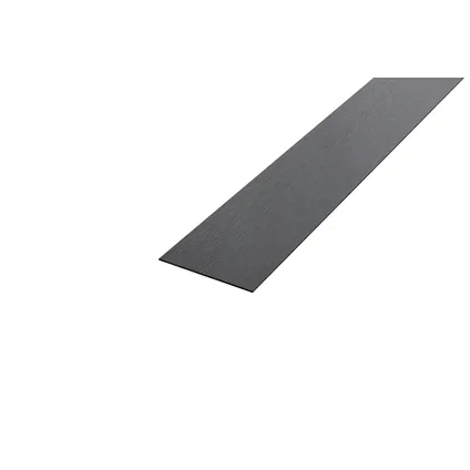 Bandeau décoratif en acier inoxydable Ilcom I 5cm x 244cm - couleur noir satiné 2