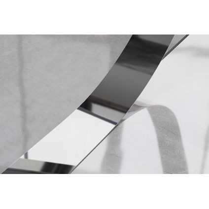 Bandeau décoratif en acier inoxydable Ilcom I 5cm x 244cm - couleur argent poli
