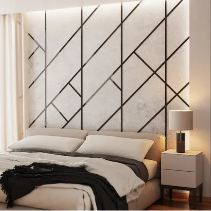 Bandeau décoratif en acier inoxydable Ilcom I 2cm x 90cm - couleur noir poli 4