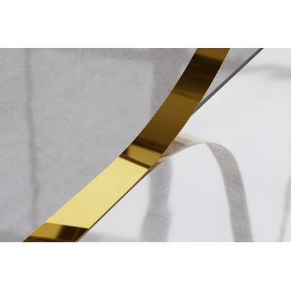 Ilcom decoratieve roestvrijstalen strip I 2.8cm x 244cm - gepolijste gouden kleur