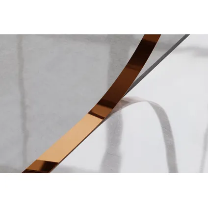 Bandeau décoratif en acier inoxydable Ilcom I 2.8cm x 244cm - couleur cuivre poli