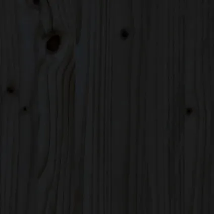 vidaXL - Hout - Plantenbak 110x110x27 cm massief grenenhout zwart - TLS823875 6