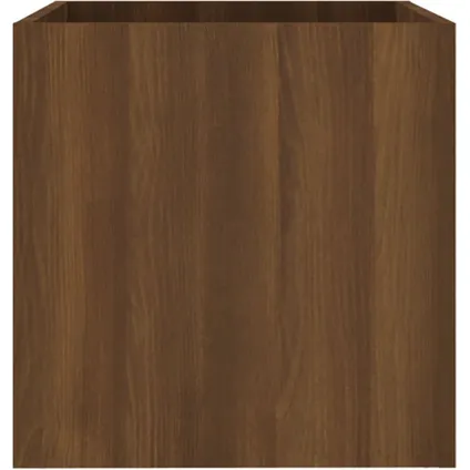 vidaXL - Bewerkt hout - Plantenbak 40x40x40 cm bewerkt hout - TLS820501 9
