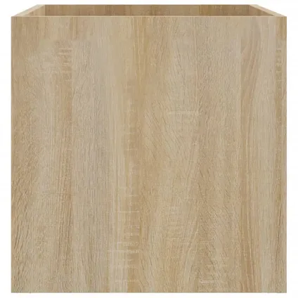 vidaXL - Bewerkt hout - Plantenbak 40x40x40 cm bewerkt hout sonoma - TLS808795 5