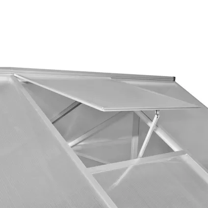 vidaXL - Kunststof - Tuinkas 10,53 m² versterkt aluminium - TLS43556 6