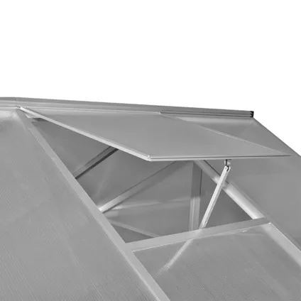 vidaXL - Kunststof - Tuinkas 3,46 m² versterkt aluminium - TLS43555 6