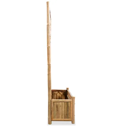 vidaXL - Bamboe - Plantenbak verhoogd met rek 70 cm bamboe - TLS43714 4