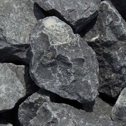 Intergard - Siergrind breukstenen zwarte Basalt 1500kg.