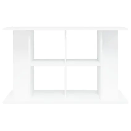 vidaXL Support pour aquarium blanc 100x40x60 cm bois d'ingénierie 4