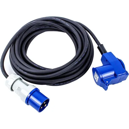 Vrijbuiter CEE câble d'extension extra 230V connexion + bobine - 20 mtr - 3 x 2.5mm² - Neoprene 4
