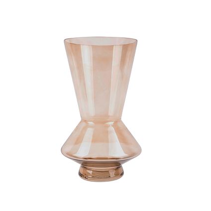 Present Time - Vase Glow Large - Brun sable