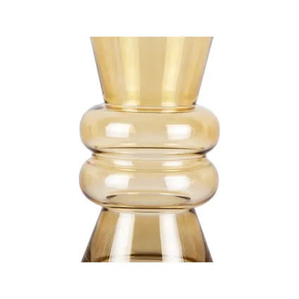 Present Time - Vase Flare Glass Large - Jaune Vanille 3