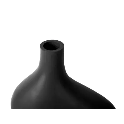 Present Time - Vase Courbes Organiques Grand - Noir 4