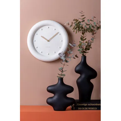 Present Time - Vase Courbes Organiques Grand - Noir 5