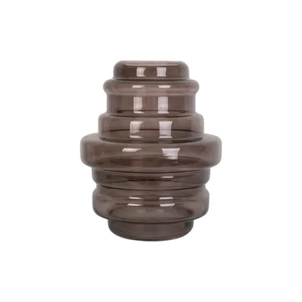 Present Time - Vase Distinct Large - Marron chocolat 4
