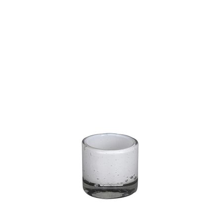 Vase Mica Decorations Estelle - 8.5x8.5x8 cm - Blanc