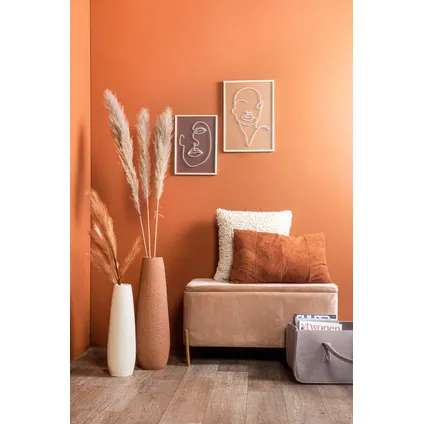 Present Time - Vase Elegance Large - Terre cuite orange 4