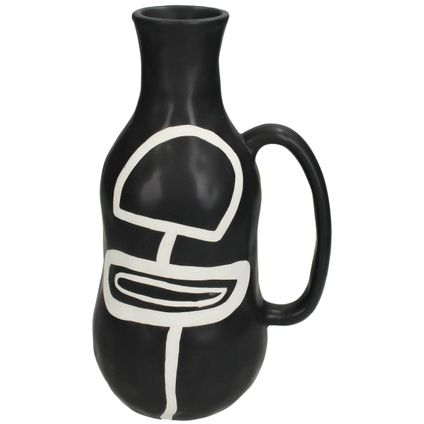 Vase SVJ Fine - 17x12x28 cm - Noir