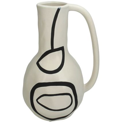 Vase SVJ Fine - 18x15x27 cm - Blanc