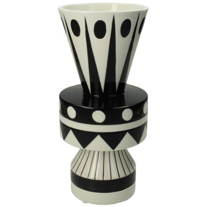 Vase SVJ Indi - 11x11x25 cm - Noir