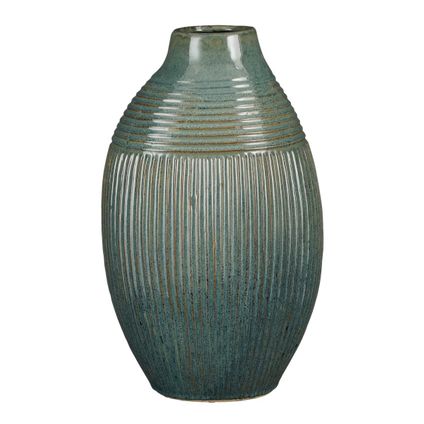 Vase Mica Decorations Pedra - 29x24x46.5 cm - Bleu
