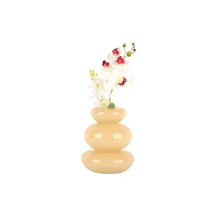 Present Time - Vase Bubbles Petit - Jaune Doux 2