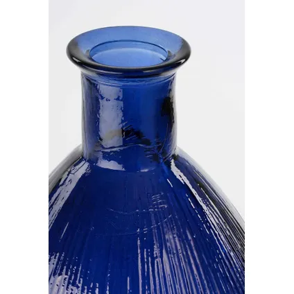Vase Mica Decorations Firenza - 29x29x59 cm - Bleu foncé 3
